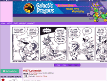 Tablet Screenshot of galacticdragons.com